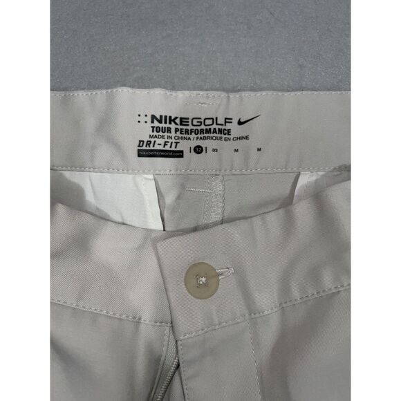 NIKE Golf Tour Performance Shorts Khaki Tan Size 32 Medium - Picture 2 of 4
